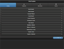 Tablet Screenshot of dickstrophies.com